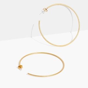 Madewell oversized hoop earrings